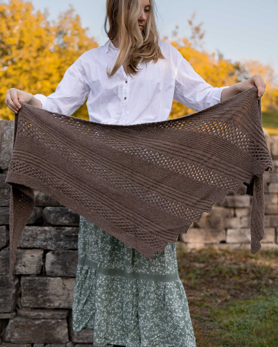 Stepping Stones Shawl