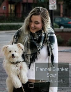 Flannel Blanket Scarf