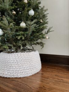 Crochet Christmas Tree Collar Pattern and Tutorial