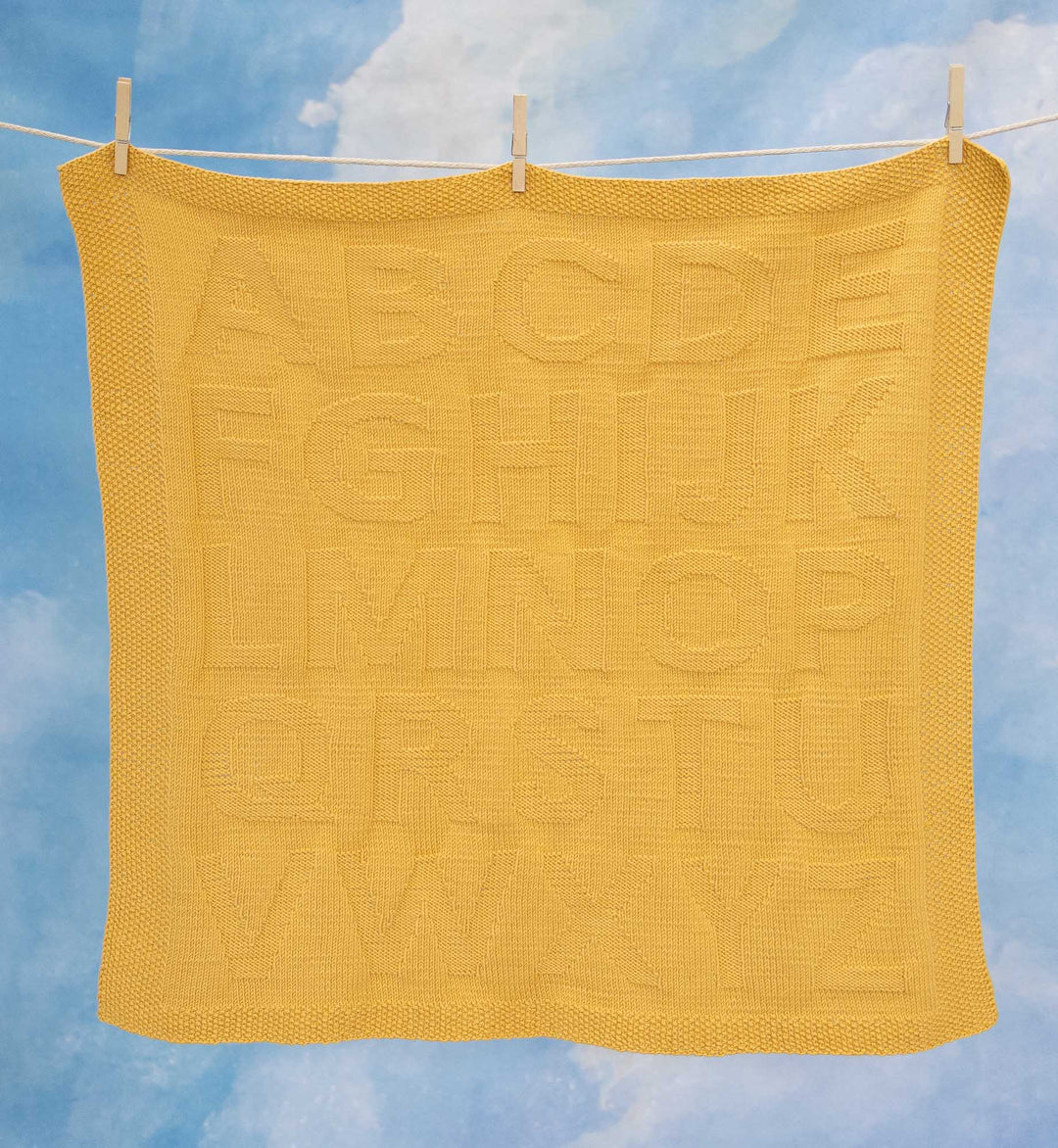 Alphabet Baby Blanket