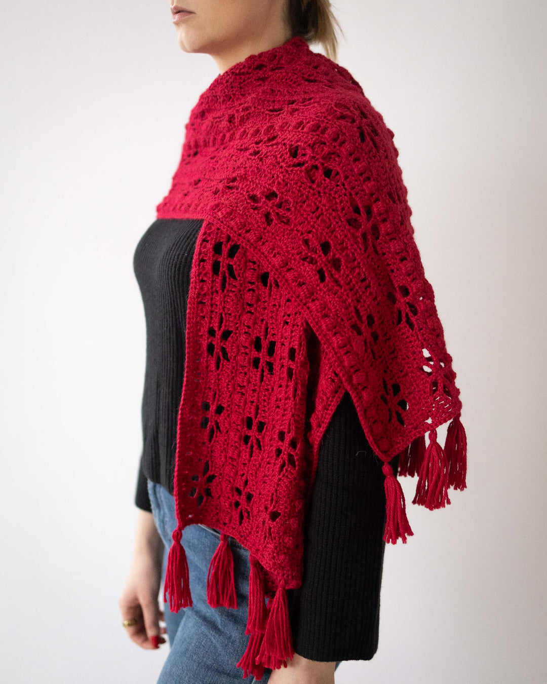 Poinsettia Shawl