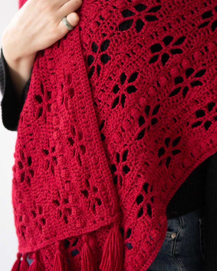 Poinsettia Shawl