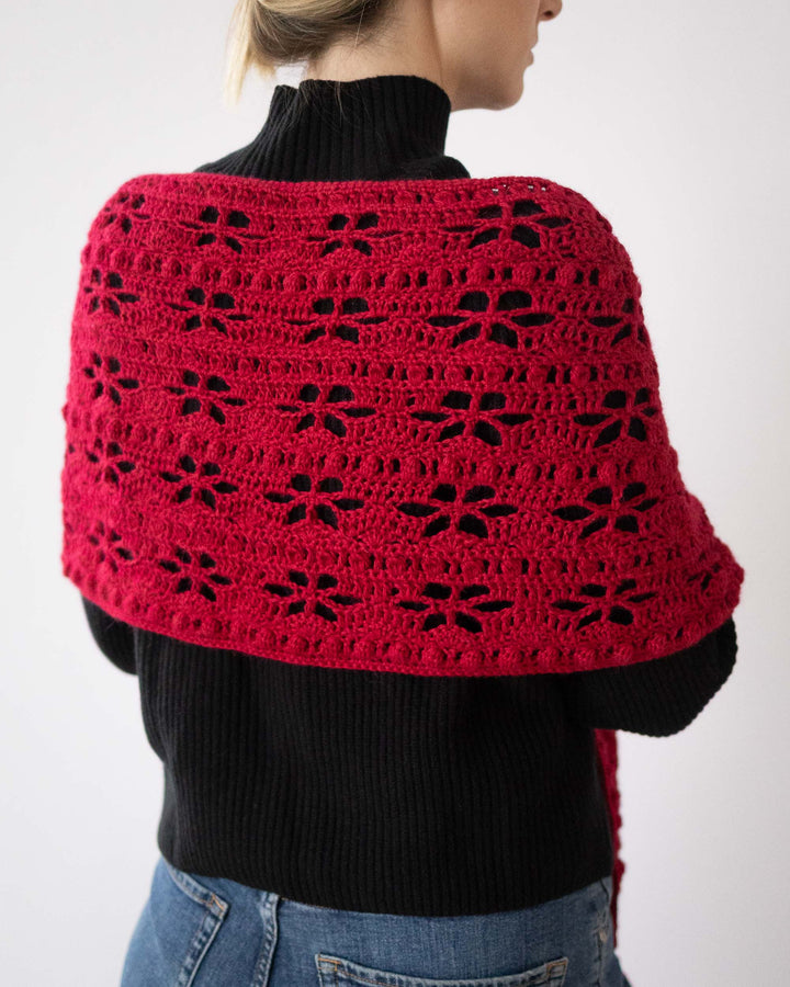 Poinsettia Shawl