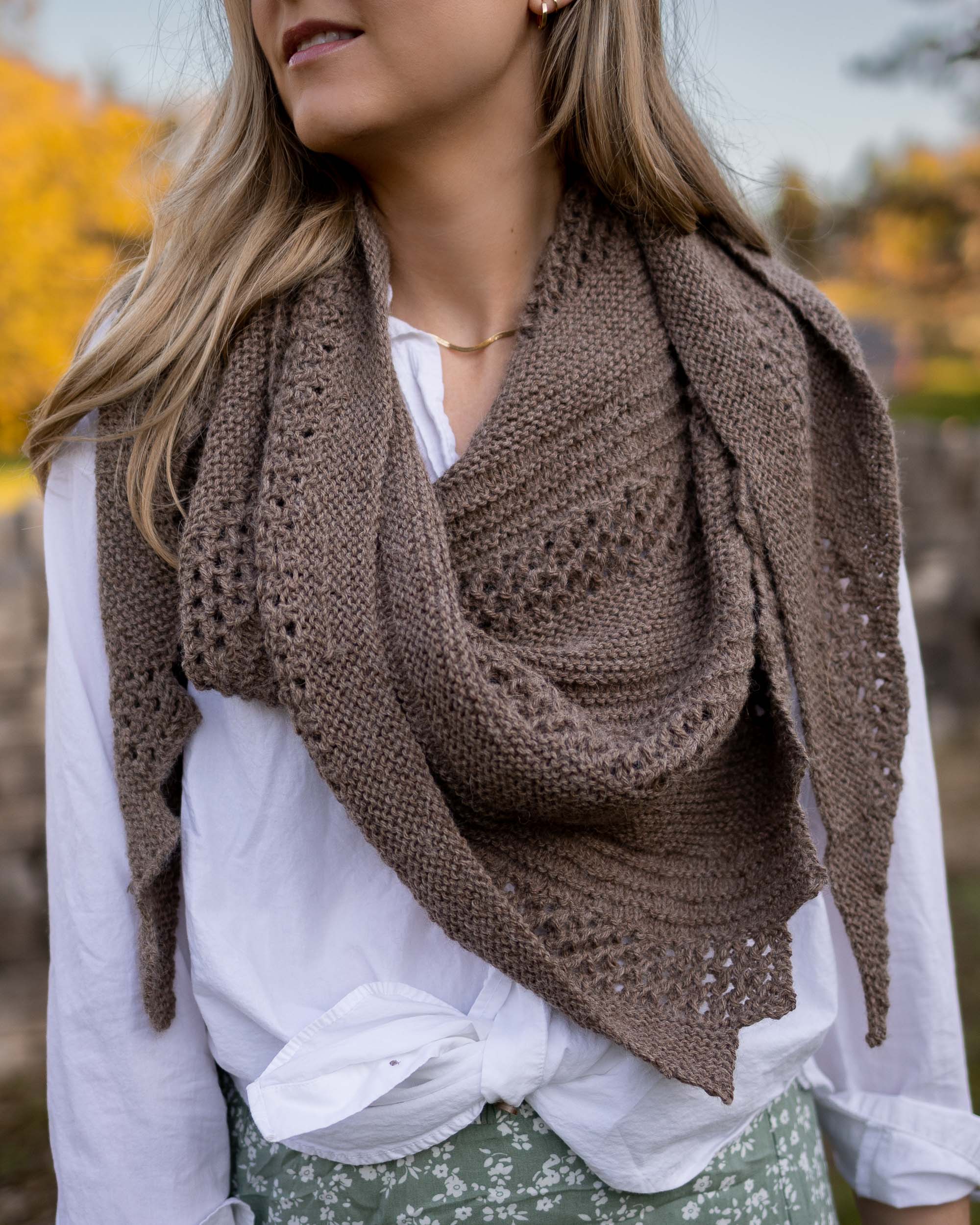 Stepping Stones Shawl Knitting Pattern – Originally Lovely