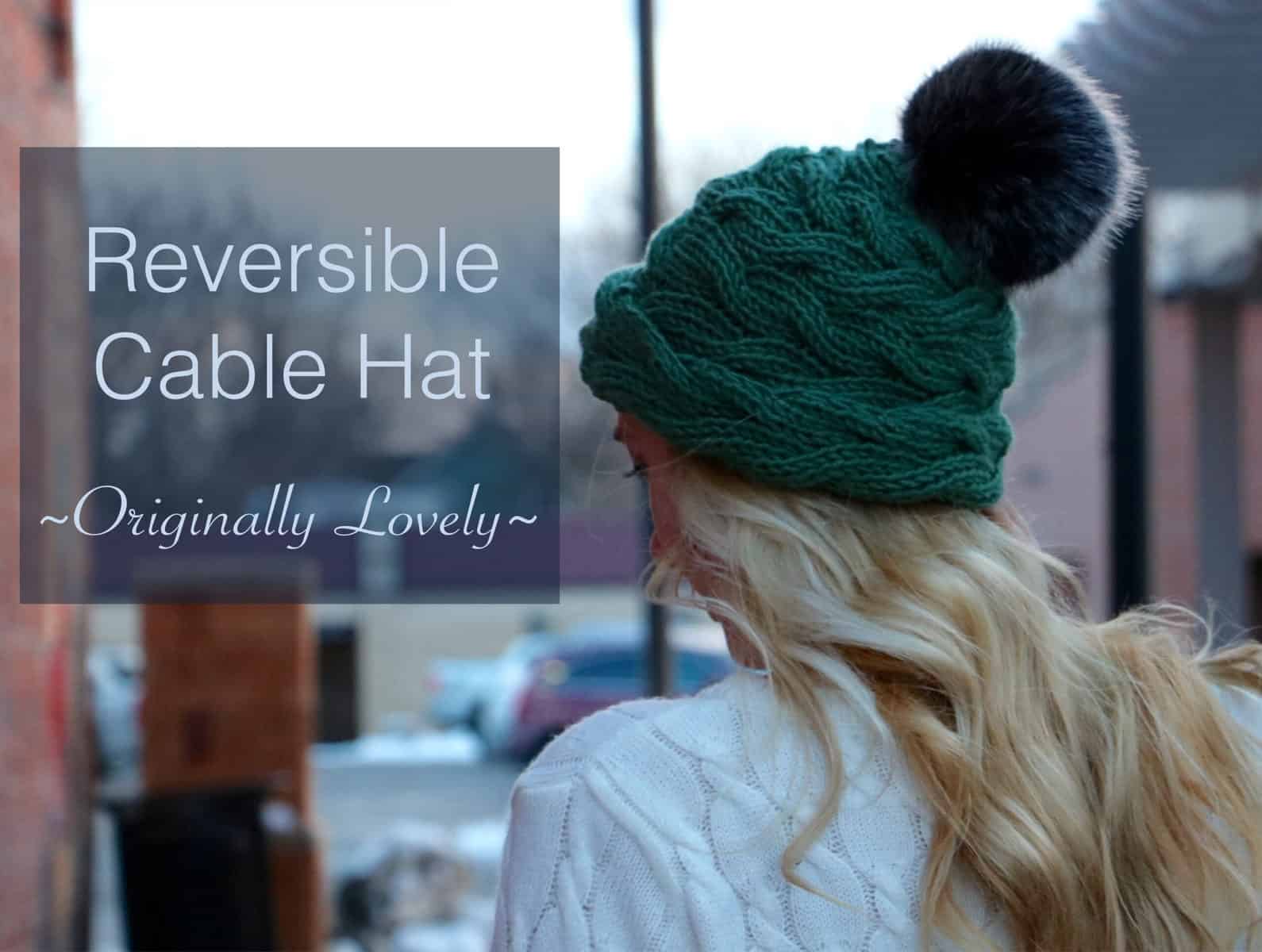 Reversible Cable Hat