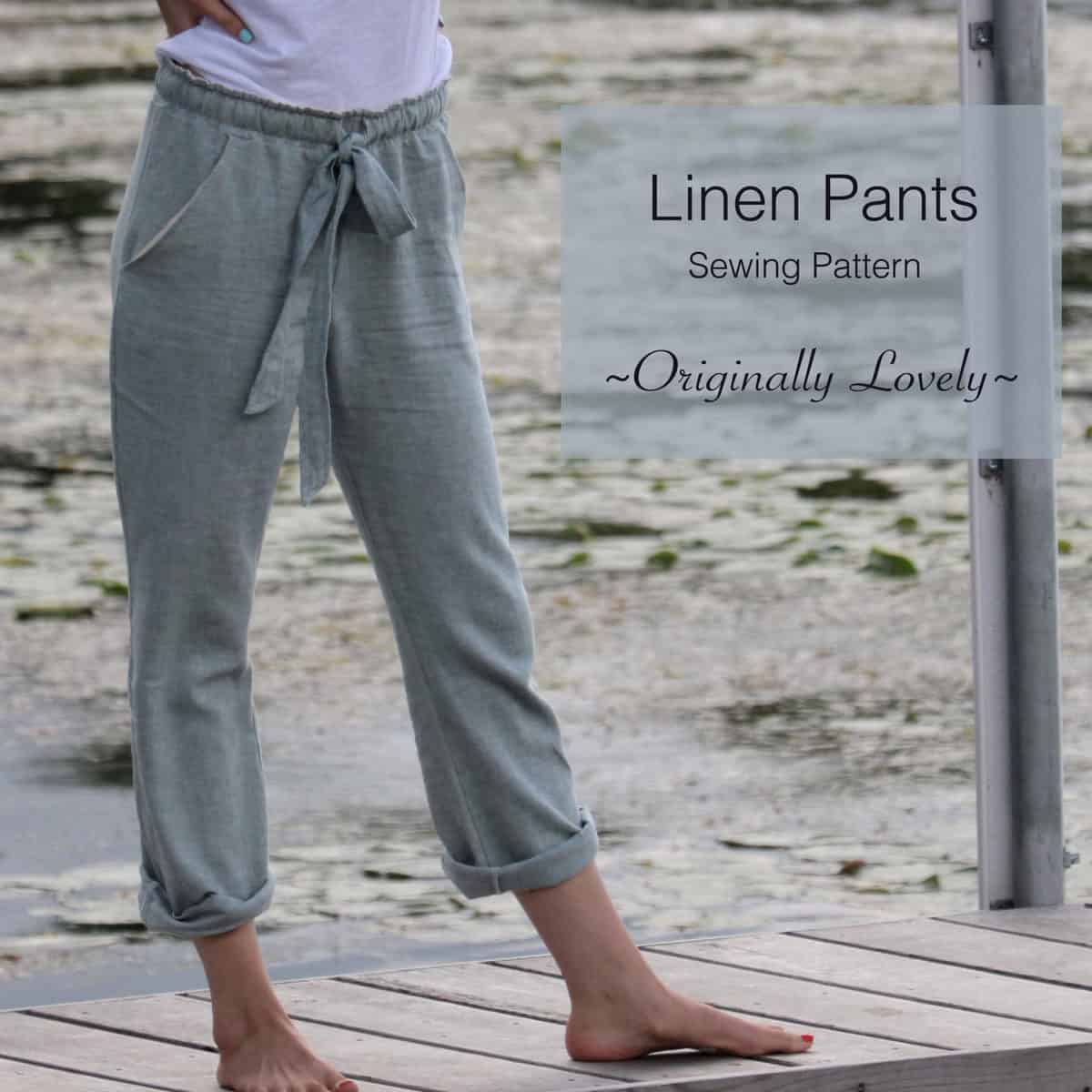 39+ Tapered Linen Trousers Sewing Pattern - RaziaAfeefah