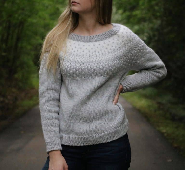 Snowfall Sweater Knitting Pattern