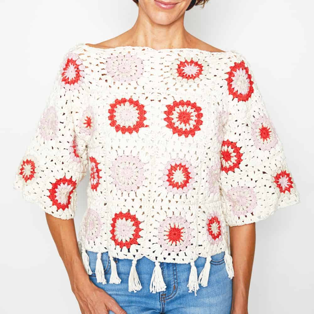Granny Square Sweater by Brittany from Ideal Me