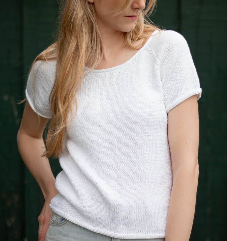 Perfect T-Shirt Knitting Pattern - Originally Lovely - Knitting