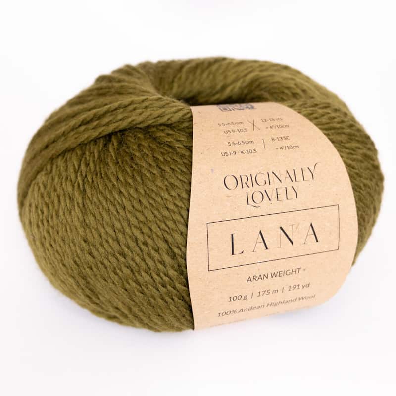 Lana Yarn main image shown in Olive