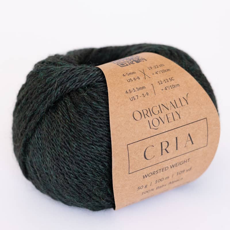 Cria yarn main image shown in the color Forest