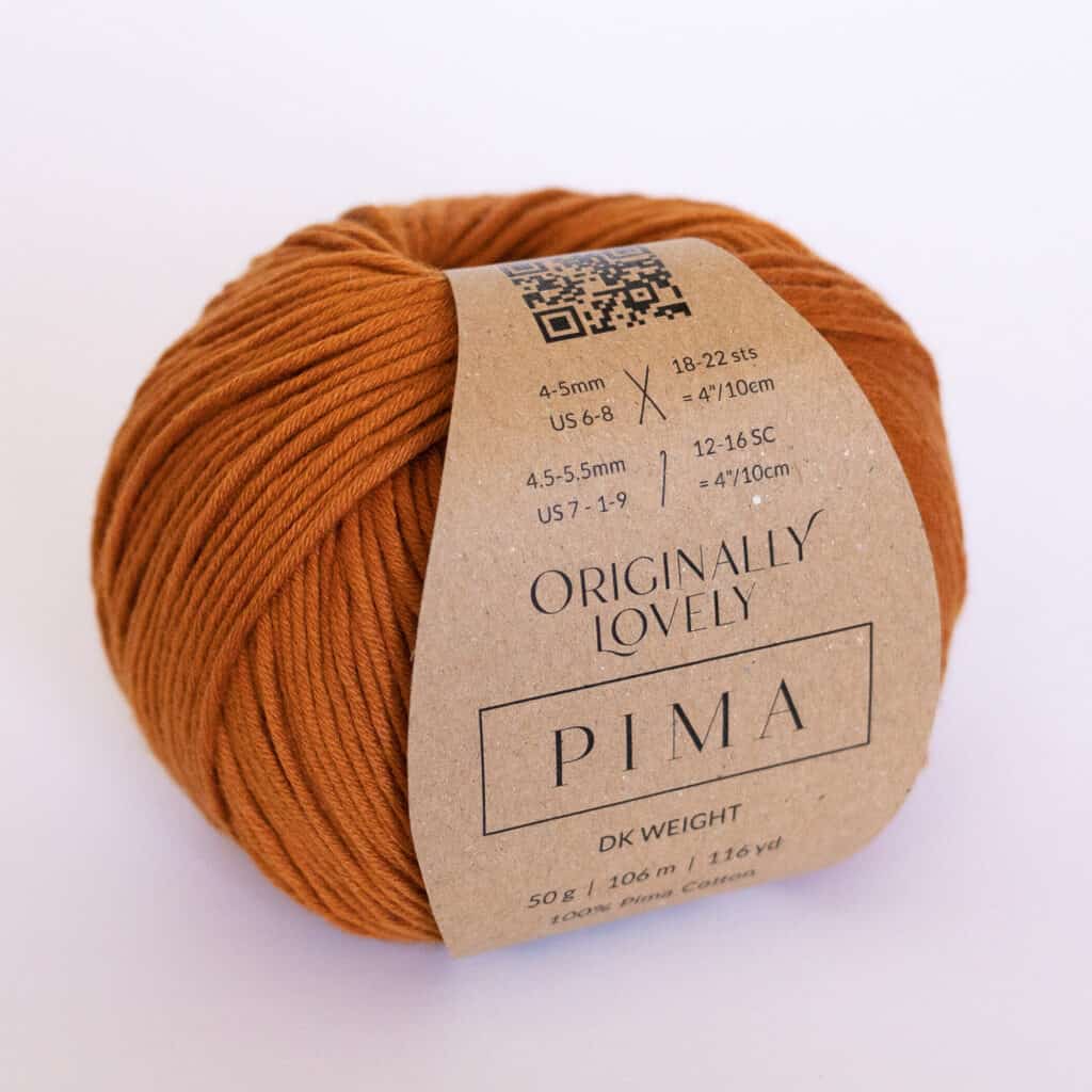 Pima yarn main image shown in the color Penny